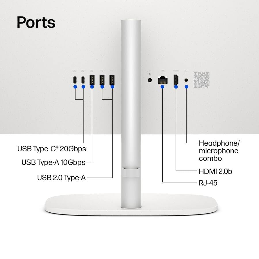 Image of HP OmniStudio 27 All-in-One Desktop Computer Ultra 7 16GB DDR5 1TB SSD