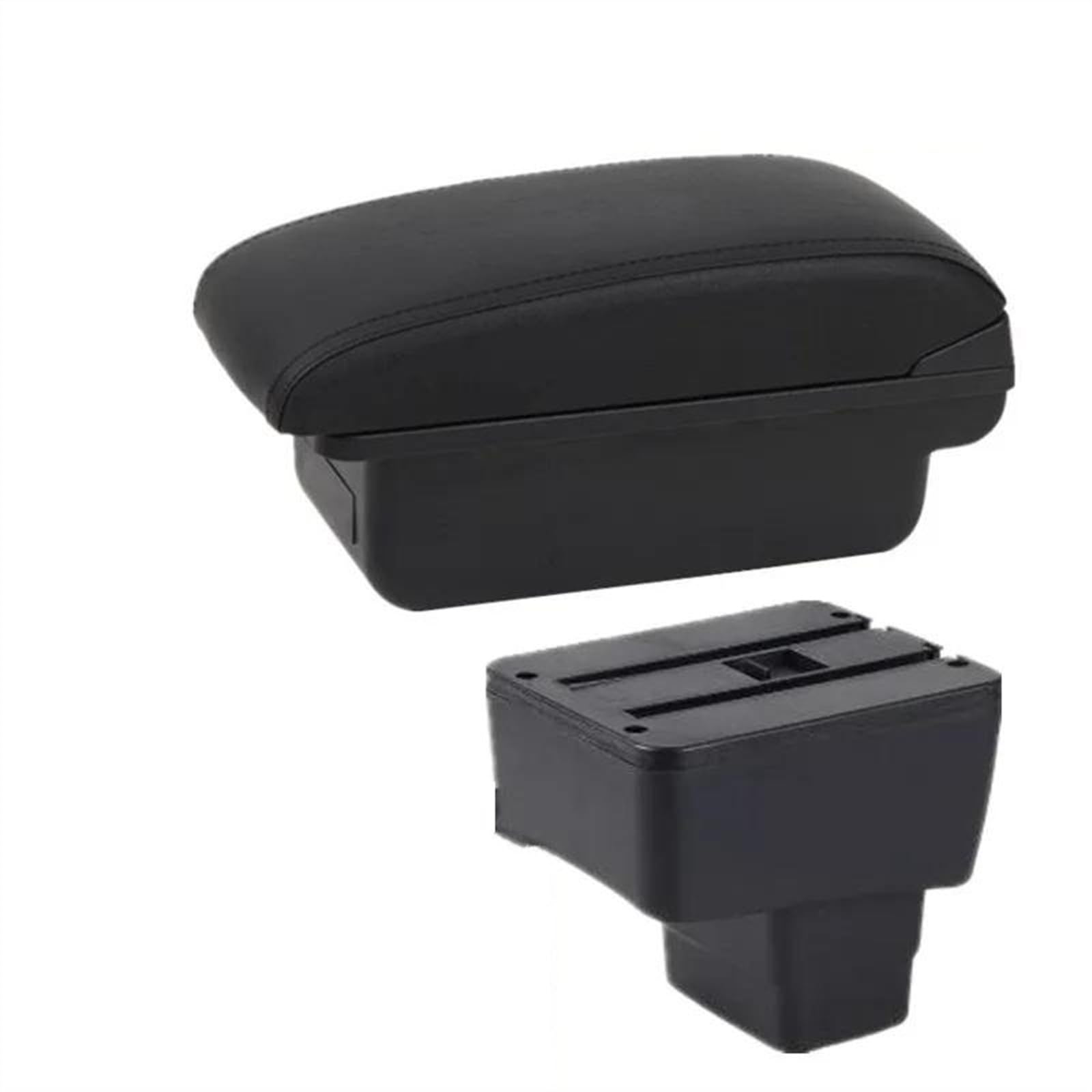 NOHEEU Armrest Box Retrofit Car Storage Dedicated Accessories For Mazda 2 For Skyactiv Version Cx3 CX-3(A2 Black line NO USB)