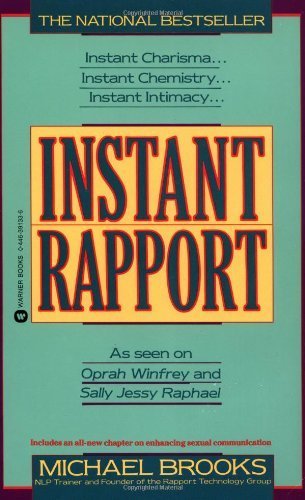 Instant Rapport By Brooks, Michael (1990) Paperback 
