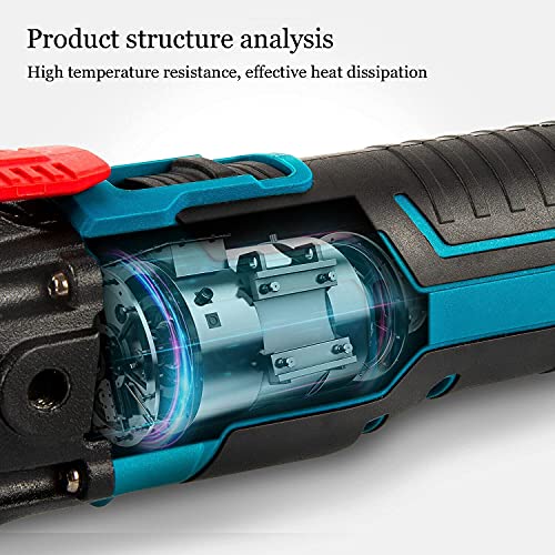 Akku-Multifunktionswerkzeug, Oszillierwerkzeuge Ersatz Für Makita 18V, Mit 22 Zubehör, Mit Zwei 3000mAh Akku, 4° Oszillationswinkel, 6-stufige Drehzahlregelung, 3°-Drehwinkel, leistungsstarker Motor – Bild 4