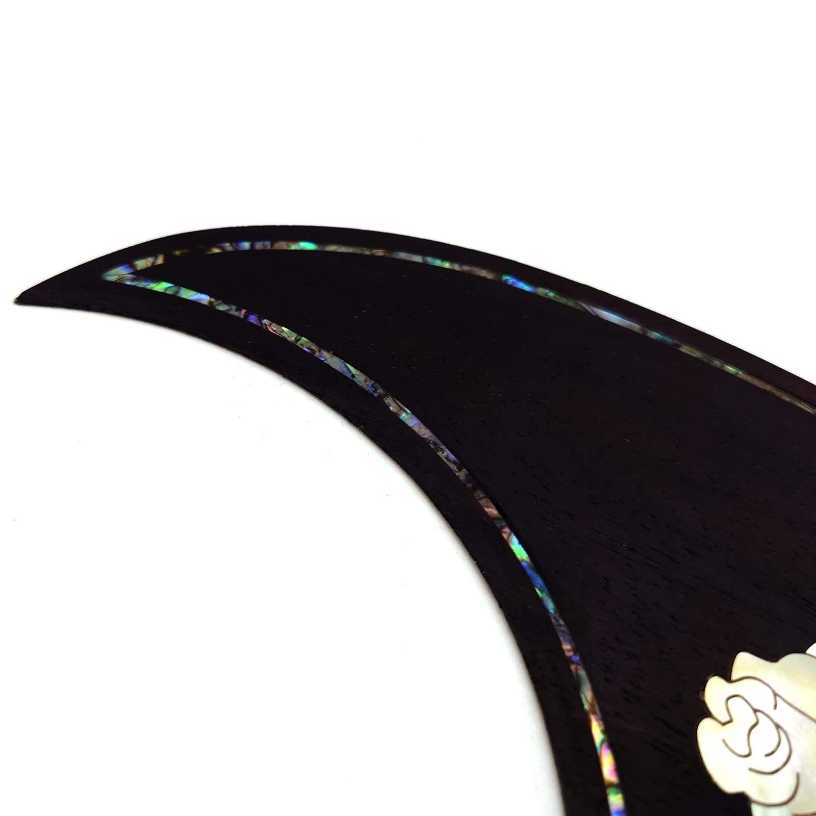 Guitar Pick Guard, Battipenna in abalone in palissandro autoadesivo for Chitarre acustiche folk D-45 Taylor(15)