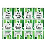 The Cheeky Panda Bamboo Pocket Tissues, 8 Pack of 10 Hypoallergenic Tissues, Ultra Soft, 3-Ply, White, Travel Size