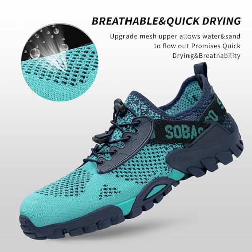 SOBASO Women Water Shoes Men Quick Drying Hiking Swim Beach River Shoes for Fishing Water Sport Diving Sailing Travel2