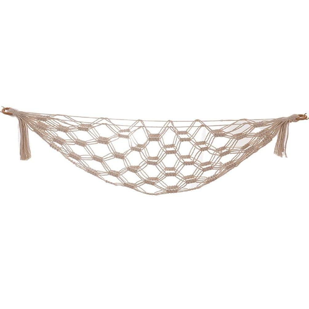 Stuffed Animal Net Hammock Toy Hammock Hanging Plush Toys Storage Organizer Holder Room Décor &Wall Decor for Nursery Stuffed Animal Storage Hammock