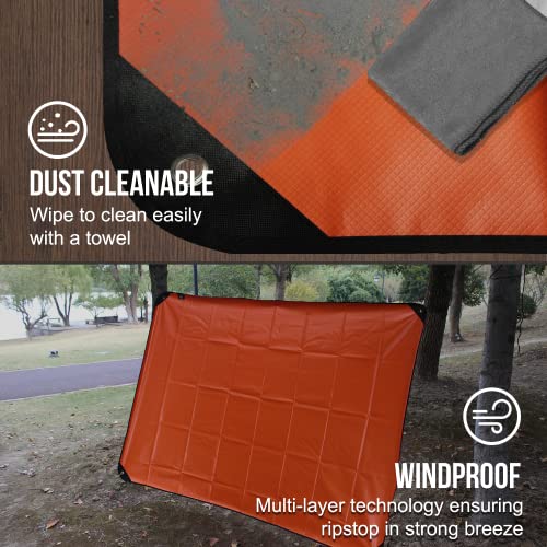 Image of LYN Heavy Duty Emergency Blanket Survival Gear Waterproof Insulated Blanket Emergency Tarp for Camping, Hiking, Bushcraft