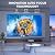 [Officially-Licensed APP & 2500ANSI] 4K Projector with WiFi and Bluetooth,3D Dolby Audio and Auto Focus Smart Projector,Outdoor Movie Home Theater Proyector with Omni-Adjustable Stand (Grey)