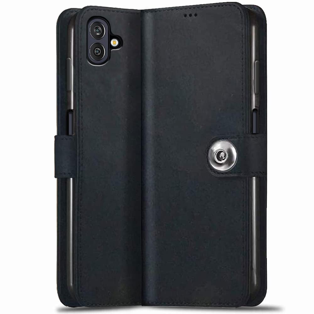 TheGiftKart Flip Back Cover Case for Samsung Galaxy M13 5G | Genuine Leather Finish | Designer Button | Inbuilt Pockets & Stand | Flip Cover Back Case for Samsung Galaxy M13 5G (Black) (B0B6RKYHFX) Amazon Price History, Amazon Price Tracker