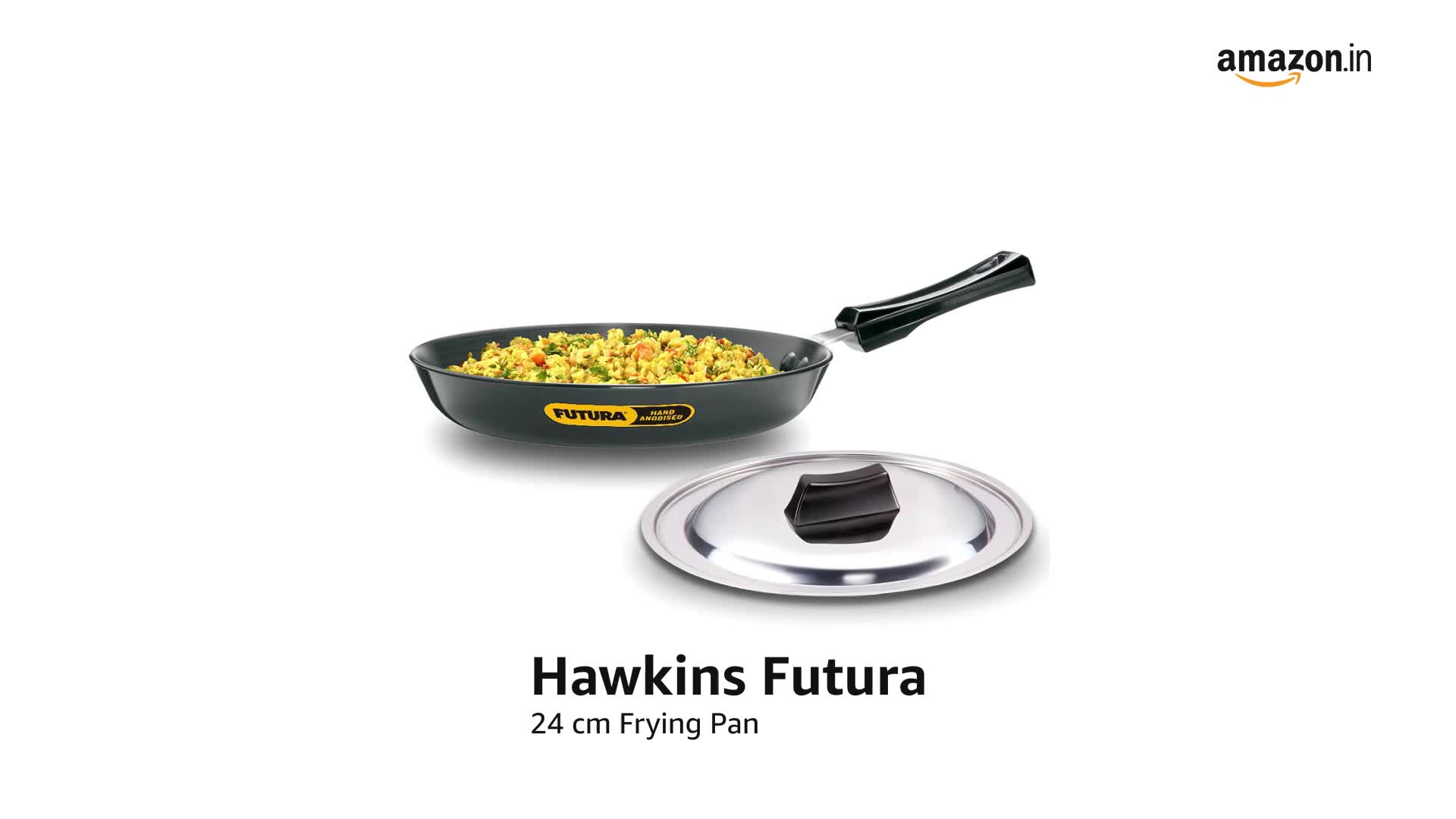 Buy Hawkins Futura 24 cm Frying Pan, Hard Anodised Fry Pan with