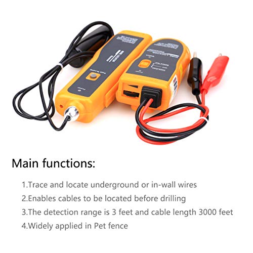Nf-816 Cable Wire Locator Metal Pipes, Electrical Wires, Coax Cable with Earphone