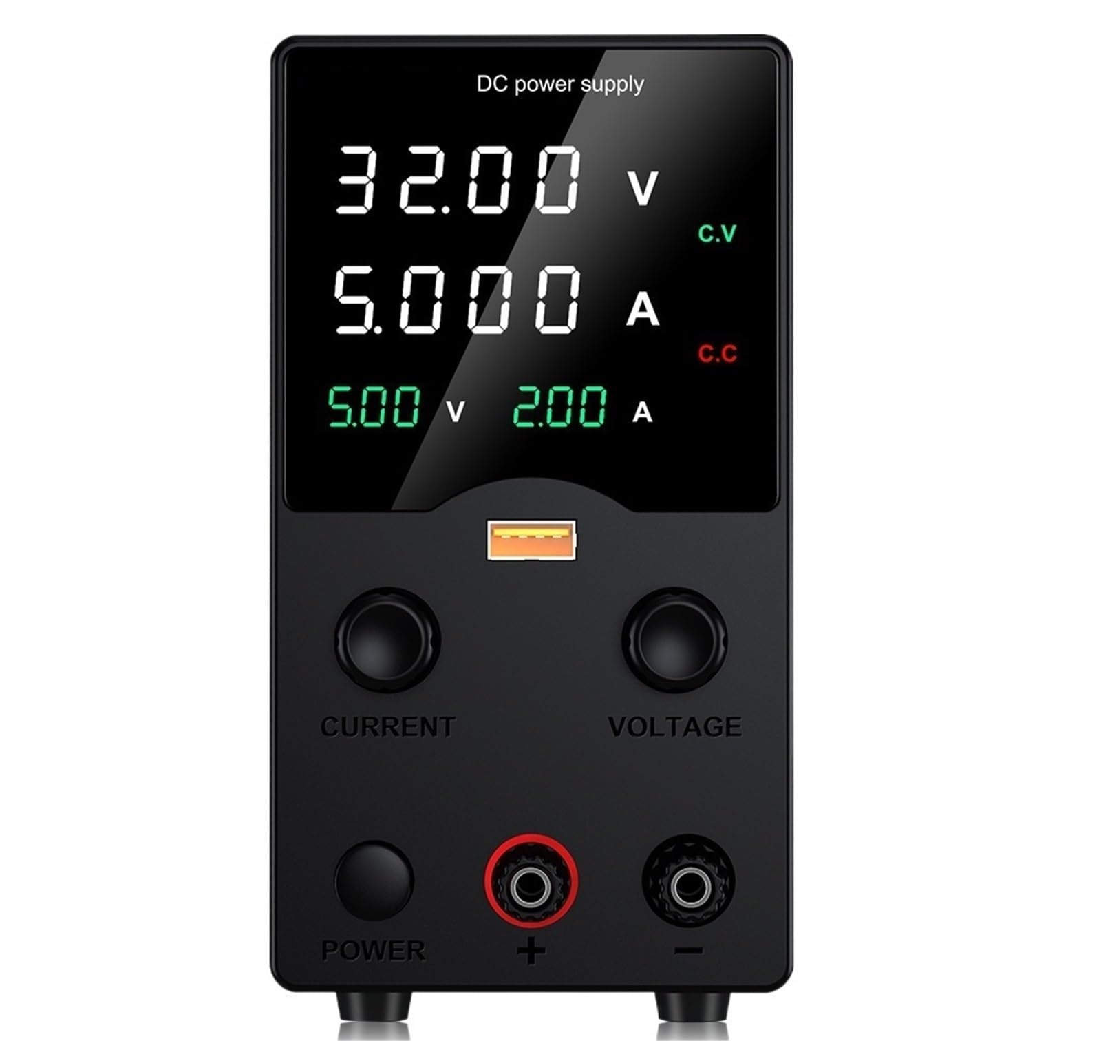 Alimentation de laboratoire CC réglable GA305H avec port de charge USB