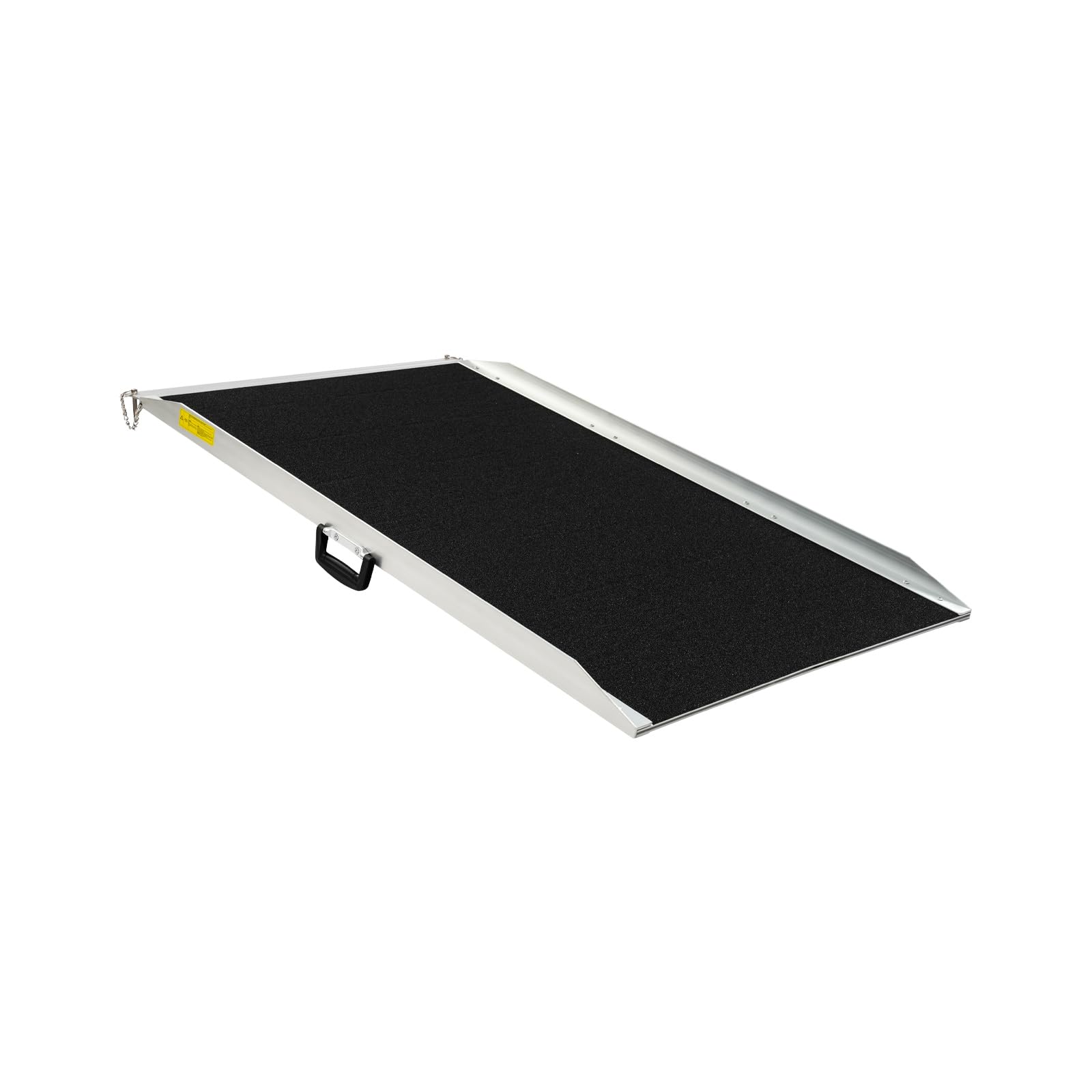 Rampa para silla de ruedas de 122 cm, soporta hasta 272 kg, de aluminio, para silla de ruedas, con superficie antideslizante, rampa de acceso para silla de ruedas, andador, escalones y umbrales de