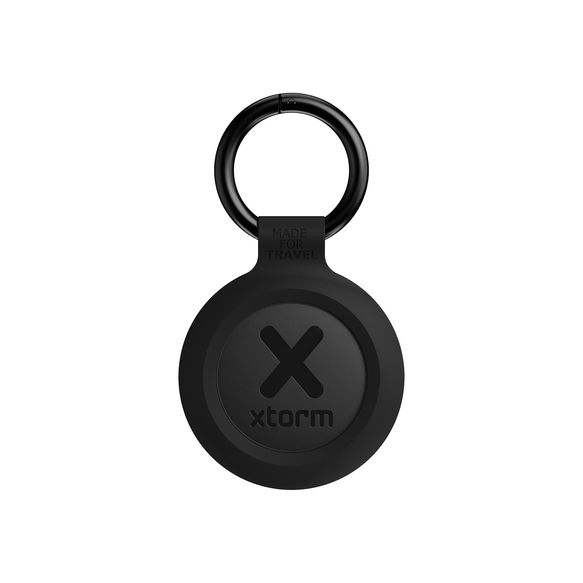 Xtorm TravelTag – Localisateur de Clés et Bagages – Compatible avec Apple Find My & Android – Tracker Bluetooth – Étanche IP64 – Noir – Lot de 1