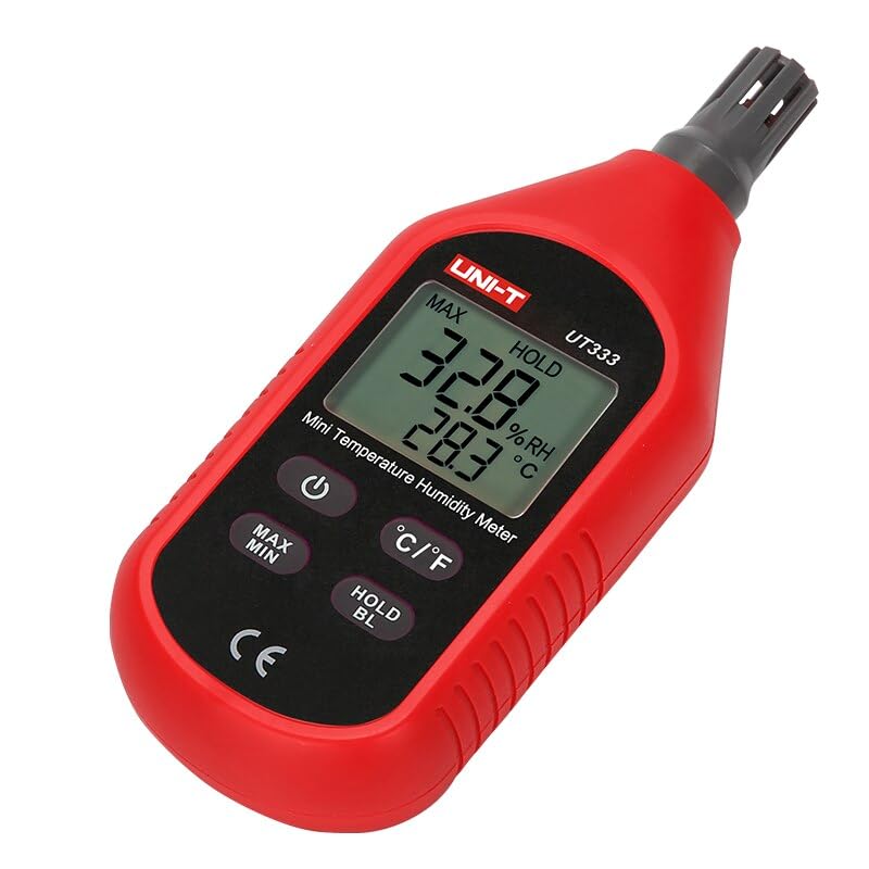 Mini temperature humidity meter LCD digital gauge tester UNI-T UT333 air