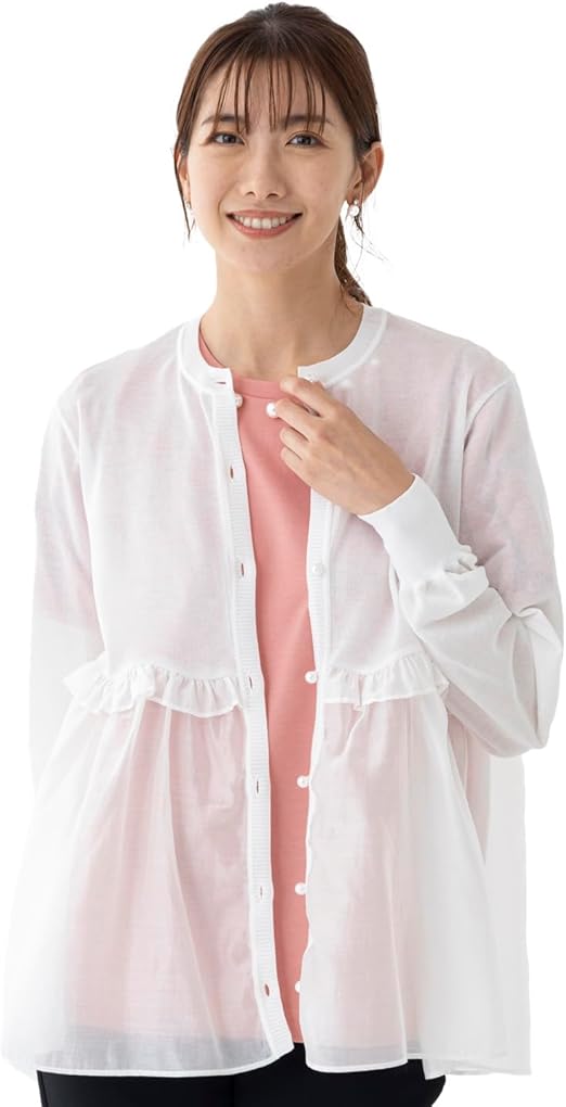 Amazon | [ソーノ] カーディガン マコタンハイブリッドシアー