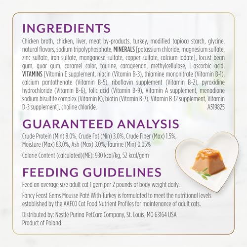 Fancy Feast Purina Gems Pate Mousse with Gravy Wet Cat Food (8 Pack) 4 oz - image 6