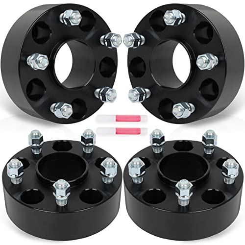 SCITOO 4Pcs 5x5 Wheel Spacers 2 inch Bore 71.5mm Studs 14x1.5 5 Lug Wheel Spacers Fit for Jeep Grand Wagoneer 2022-2023,for Jeep Wrangler 2018-2022
