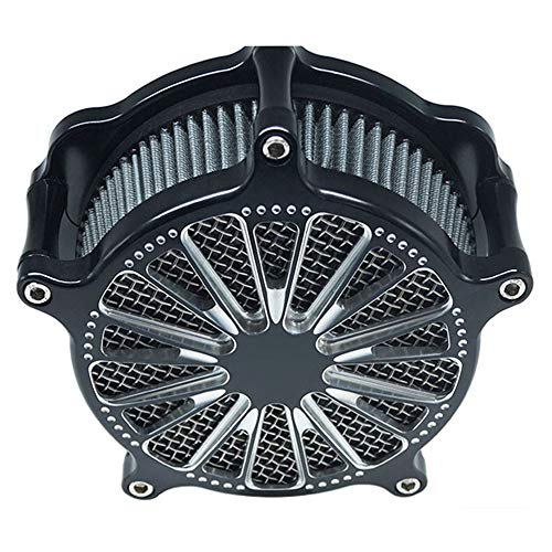 Harley Air Filter Domino Motorcycle Intake Cnc Cut Cleaner Venturi Kit Chrome For Sportster Xl 883 Xl 1200 2007-2018 Fitment - A (Gray) #TOP2