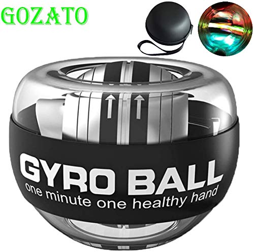 GOZATO Wrist Trainer Ball Auto-Start Excerises Arm Strengthener Essential Gyroscopic Wrist and Forearm