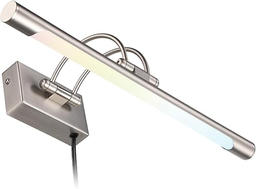 LEONLITE 3CCT - Luz LED para imagen lámparas de arte giratorias regulables de metal completo 1575 pulgadas CRI90 2700K3000K4000K seleccionables