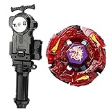 Dwin Battling Toys - Metal Fusion Spinning Top Classic BB-98 Red Meteo L-Drago Rush with Ripper...