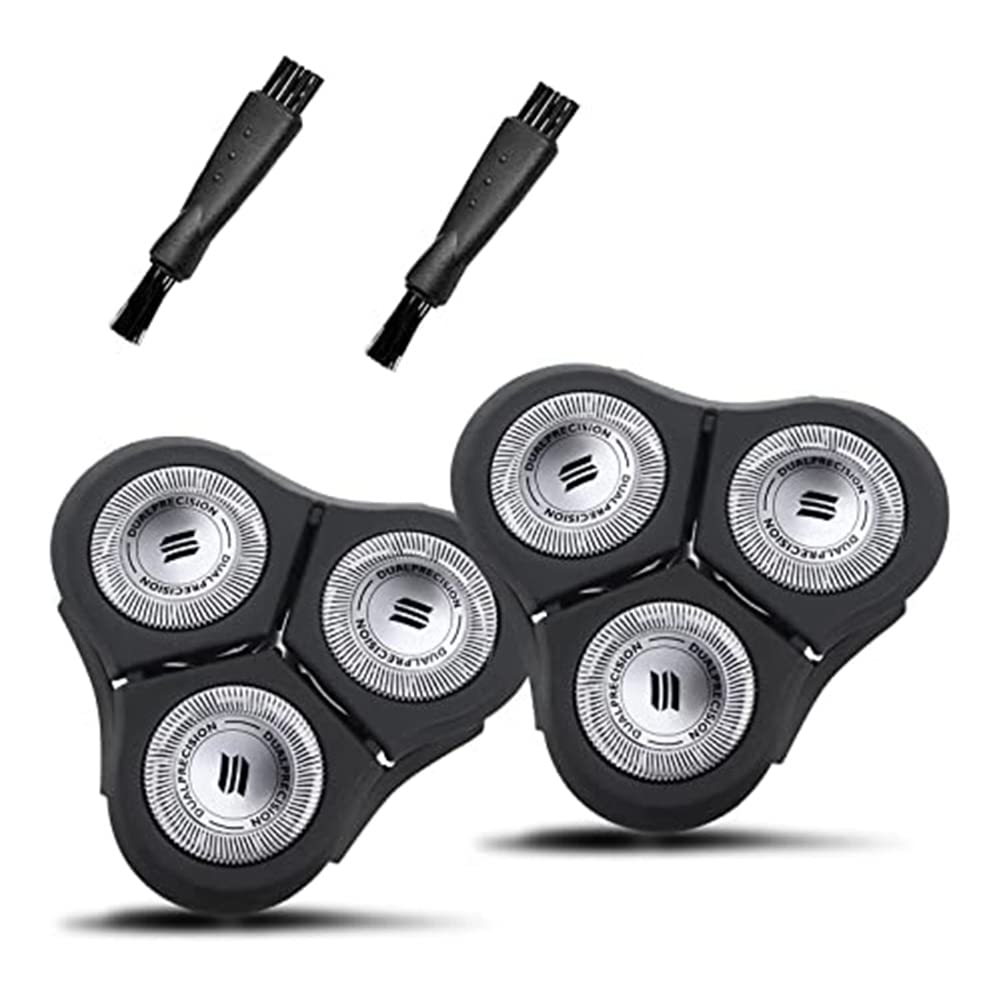 2 Packs RQ11 Replacement Head for SensoTouch 2D Razors 1150X, 1160X, 1170X, 1180X and More