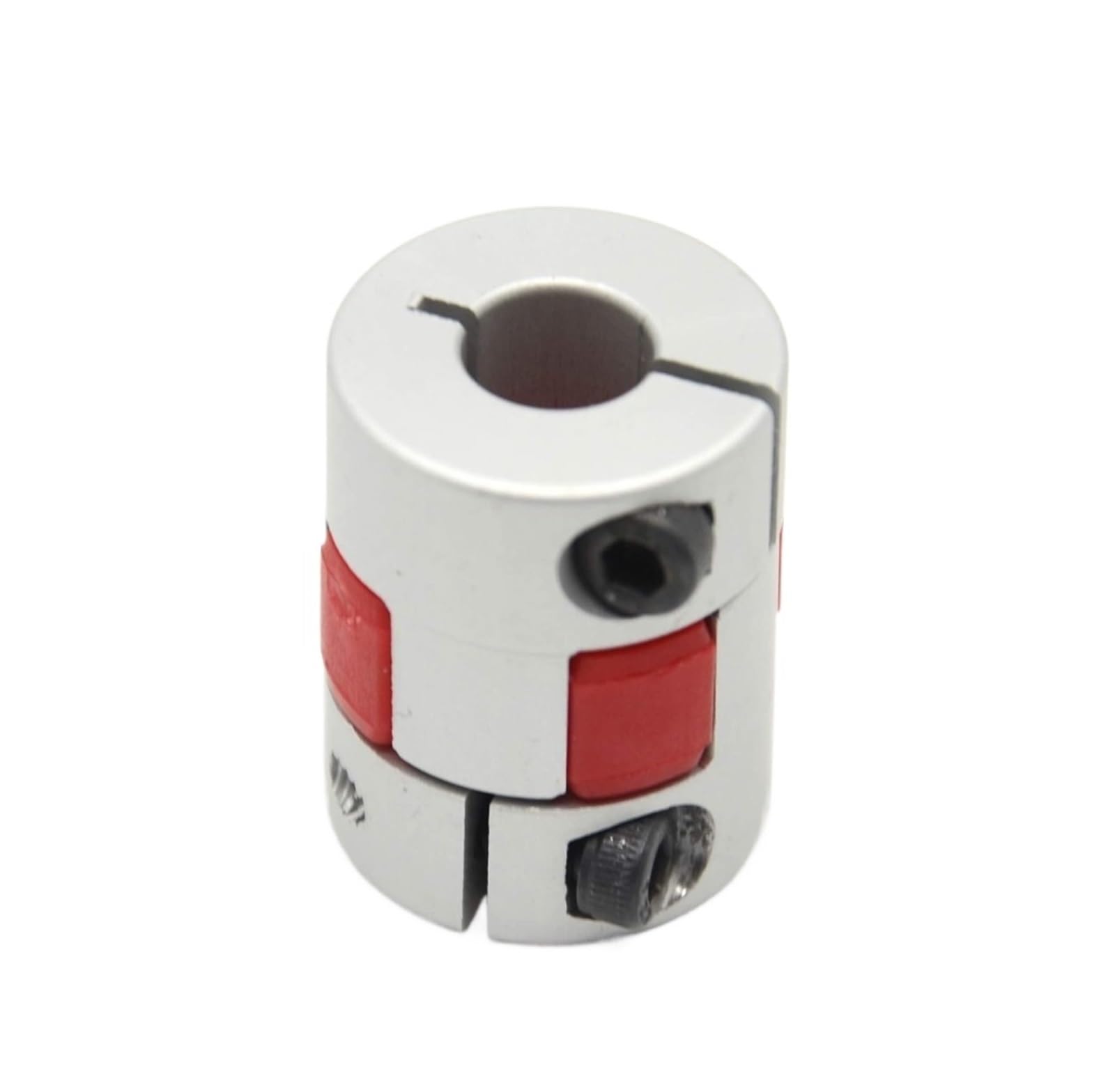 Rigid coupling,Stainless steel rigid coupling 1pcs D20L25 Flexible Coupler Aluminium Flexible Shaft Coupling Connector 3D Printer CNC Machine Servo Stepped Motor(6.35x8)