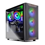 Skytech Chronos Gaming PC Desktop, Ryzen 7 7700 3.8 GHz (5.3GHz Turbo Boost), AMD RX 9070 XT 16GB GDDR6, 2TB Gen4 NVMe SSD, 32GB DDR5 RAM 6000 RGB, 850W Gold ATX 3.0 PSU, Wi-Fi, Win 11