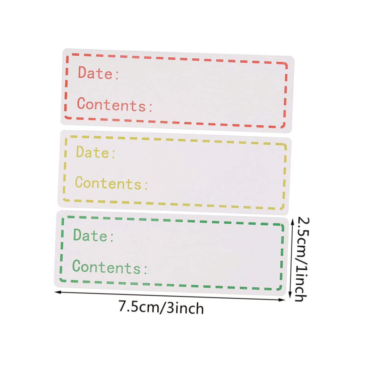 LALAFINA 3rouleaux Étiquettes De Date Alimentaire Autocollants Pratiques Pour Cuisine Stockage Et Identification Des Aliments Bleu