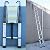 20FT Telescoping Ladder Aluminum Extension Ladder EN131 with 2 Detachable Hooks, 330lb Max Load Heavy Duty Portable Straight Ladder for Home DIY Loft Office, 3.58FT Folded Size Easy to Store