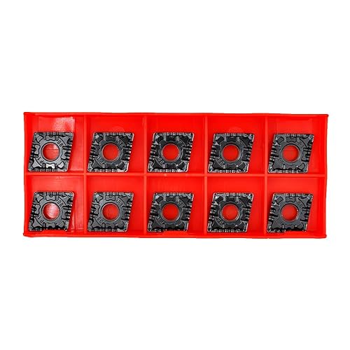 Miniatura 5 de Hopson Tools Insertos de torneado de carburo CNMG 432 Cnmg120408 para acabado de acero de corte, inserto Cnmg para herramientas de torneado de