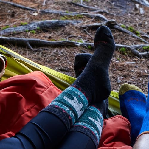 Image of Darn Tough Women's Vanna Grizzle Boot Midweight Hiking Socks, Merino Wool Crew, Breathable Lightweight Hiking Gear