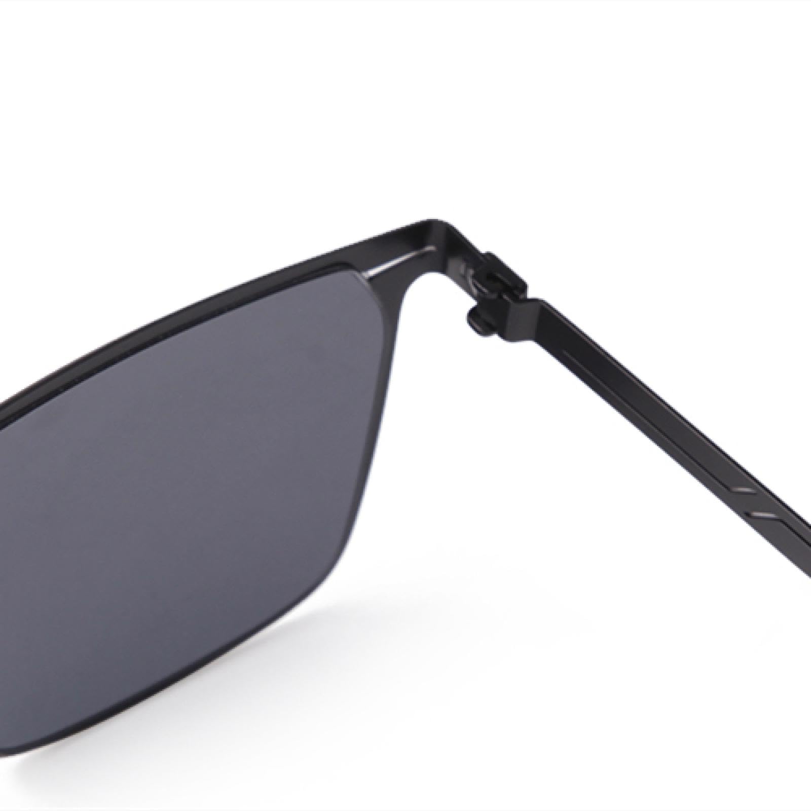 Occhiali da sole alla moda con montatura in metallo e lenti grigie da donna e da uomo, con doppio ponte, da guida, da uomo, UV400