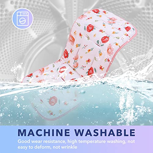 SONARIN Sitzauflage Für Kinderwagen - 100% Baumwolle, Wasserdicht, Universell 33x78cm