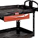 RUBBERMAID FG459300RED Lockable Drawer for Premium Universal Shelf Carts, Chrome
