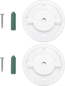 ECSiNG 2 Set Smart Camera Wall Mounting Base TL70 Accessories Compatible with Tapo C200 Compatible with TP-Link C210 White 55cm with Screw
