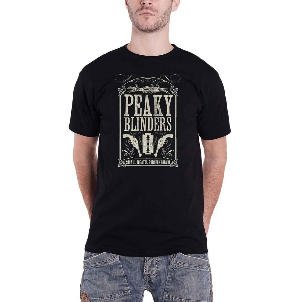 PEAKY BLINDERS Men's Soundtrack T-Shirt Clothing Black