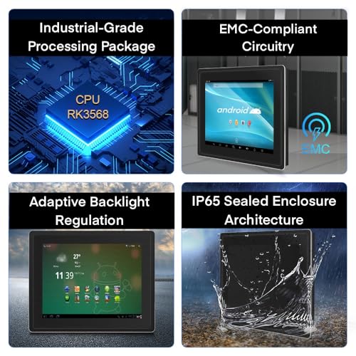 Image of Industrial Embedded Touchscreen Display 7 /8 /10 Inch - EMC Engineered, Wide Temp -10℃~60℃, Vibration Certified for Factory /Hospitality /Kiosk (Inches, 13.3)