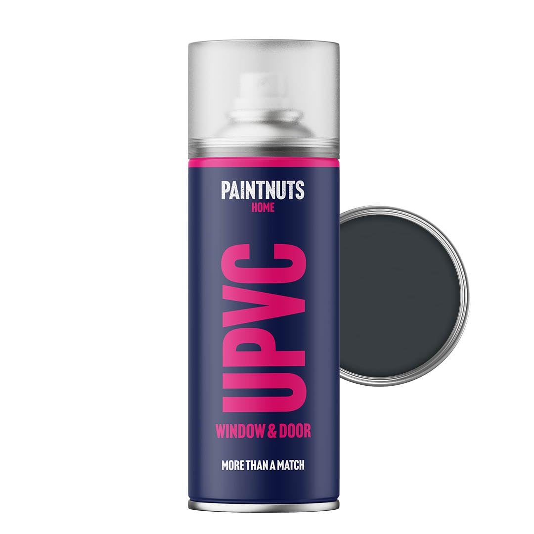 Paintnuts Anthracite Grey Upvc Window & Door Paint - Ral-7016 - Satin 400Ml Spray Can