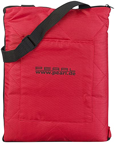 PEARL Stranddecke: 3in1-Multi-Picknickdecke mit Sitzkissen & Zudecke, waschbar, 150x130cm (Schwimmbad Sitz & Liege Decke, Picknick-Isomatte, Kissen)