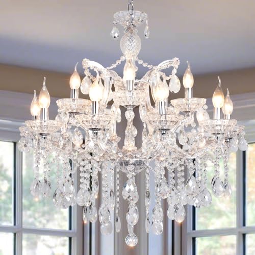 Modern Maria Theresa Crystal Chandelier 15 Lights