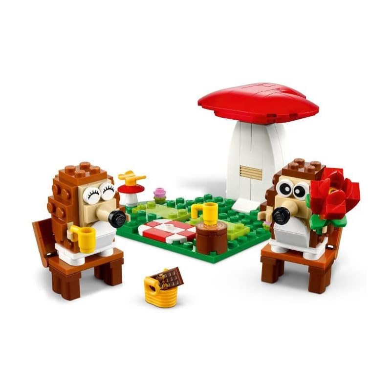 LEGO Hedgehog Picnic Date, Animal Toy Playset for 8 Plus Year Old Girls & Boys - Image 4