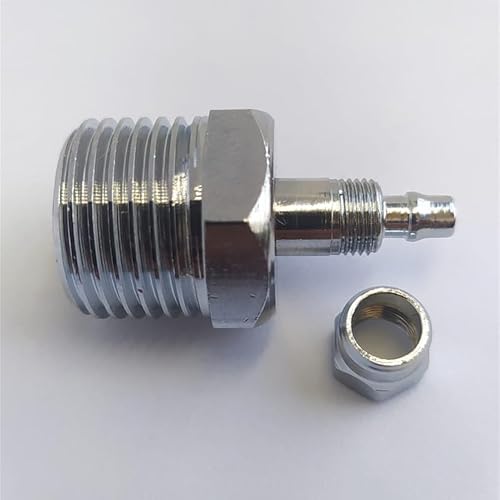Conexão em Metal Cromado Rosca Macho ½” Saída Engate ¼” Ideal para Instalação de Filtros de Água
