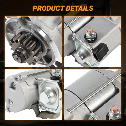 12V 1.4KW 15T Starter Motor 119740-77020 119540-77010 428000-3310 Starter Compatible con Motor Yanmar 3TNV70 3TNV76 3TNV80F Excavadora VIO20-3 VIO27-5 VIO35-5 para Komatsu PC20MR-2 PC22MR-3 miniatura 5