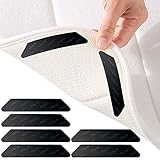 【El paquete incluye】 Contiene 24 pinzas para alfombras de color negro. La cinta de doble cara es equivalente a las pegatinas para alfombras. Las almohadillas suaves y pegajosas ofrecen un excelente agarre.