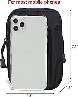 Vista 11 de NuCamper Tactical Molle EDC Waist Pouch Compact Bag, Multi-Purpose Utility Tactical Pouch Belt Cell Phone Holder for Workout Hiking Camping Outdoor