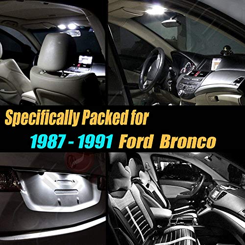 Kit de 8 Bombillas LED Super Blanco 6000k para Interior de Auto miniatura 2