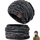【 Diseño simple 】 Combinación de colores simple y sólida. La bufanda y el gorro del traje de abrigo de invierno usan la misma serie de colores, sin demasiado color, simple y versátil, y la primera opción en invierno.