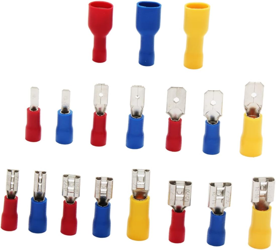 900pcs Grade Wire Terminal Kit Electrical Crimp Terminal Connectors Set Automotive Wire Insulated Connectors Cable Lugs