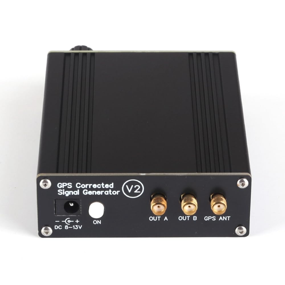 GPSCSG V2 GPS-Korrigierter Signalgenerator GPS-Disziplinierter Oszillator 10KHz-220MHz 2-Kanal Einstellbar EU-Stecker