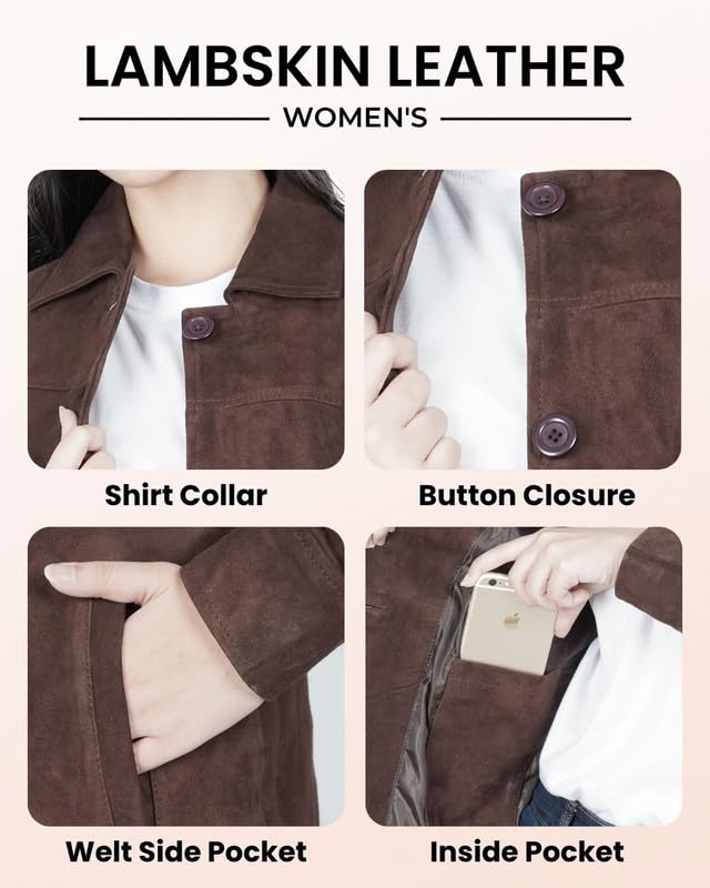 Image of Blingsoul Womens Real Leather Jacket - Asymmetrical Leather Jackets for Women